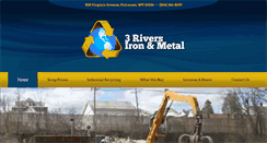 Desktop Screenshot of 3riversironandmetal.com